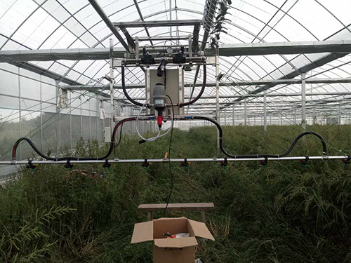 温室育苗喷灌机可以团结水肥一体化使用吗？